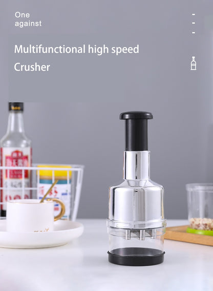 Multifunktionaler Handdruck-Zwiebelhacker