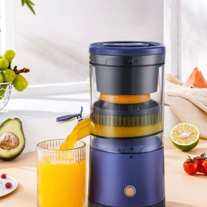 Tragbarer USB-Entsafter & Mini-Mixer – 150 W | Wiederaufladbar | Spiralstab-Messer | Blau