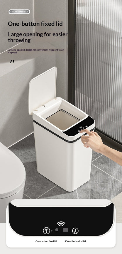 Intelligenter Abfalleimer für das Wohnzimmer – schlankes minimalistisches Design