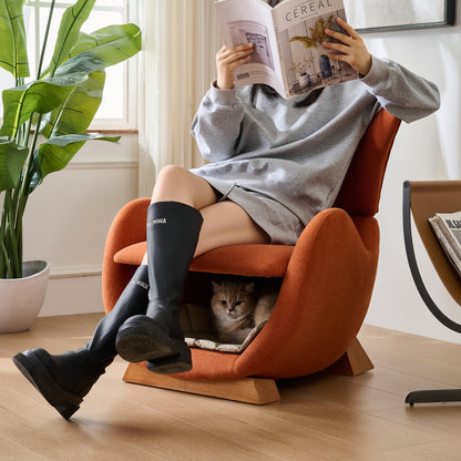 Lounge-Sessel im Walhai-Design, haustierfreundlich