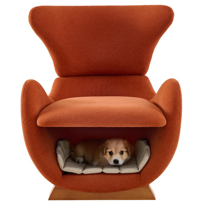 Lounge-Sessel im Walhai-Design, haustierfreundlich