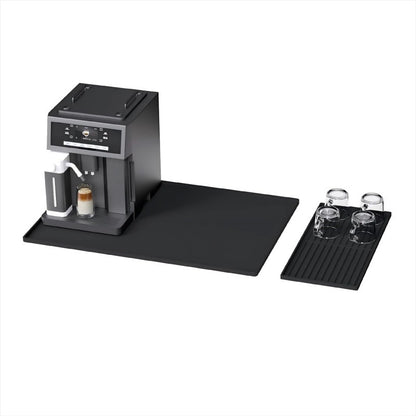 Silikon-Abtropfmatte für Kaffeemaschinen – Doppellagige Abtropfunterlage für Kaffeetassen, Multifunktionales Design