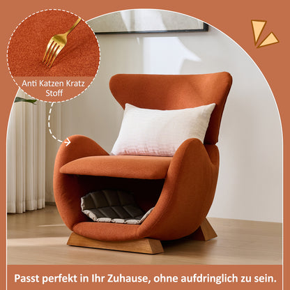 Lounge-Sessel im Walhai-Design, haustierfreundlich