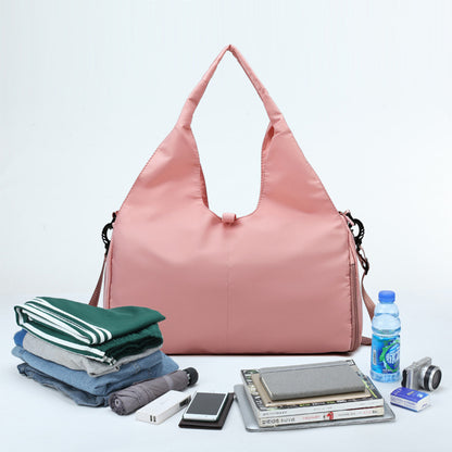 Damen Yoga-Tasche – Sport & Fitness, Nass-Trocken-Trennung, große Kapazität, mit Yogamatten-Halterung