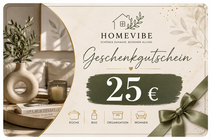 Homevibe Geschenkgutschein