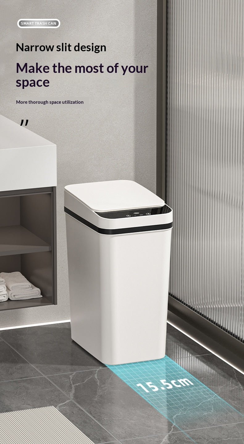 Intelligenter Abfalleimer für das Wohnzimmer – schlankes minimalistisches Design