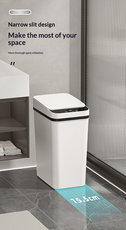 Intelligenter Abfalleimer für das Wohnzimmer – schlankes minimalistisches Design