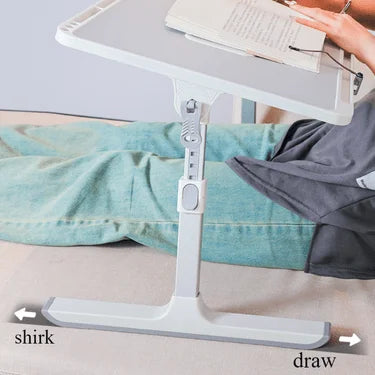 Klappbarer Laptop-Tisch fürs Bett, 60 × 40 cm, höhen- und winkelverstellbar