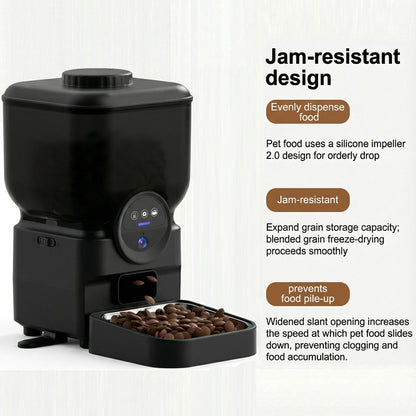 Automatischer Futterautomat 6,5 L – WLAN, App-Steuerung & Kamera