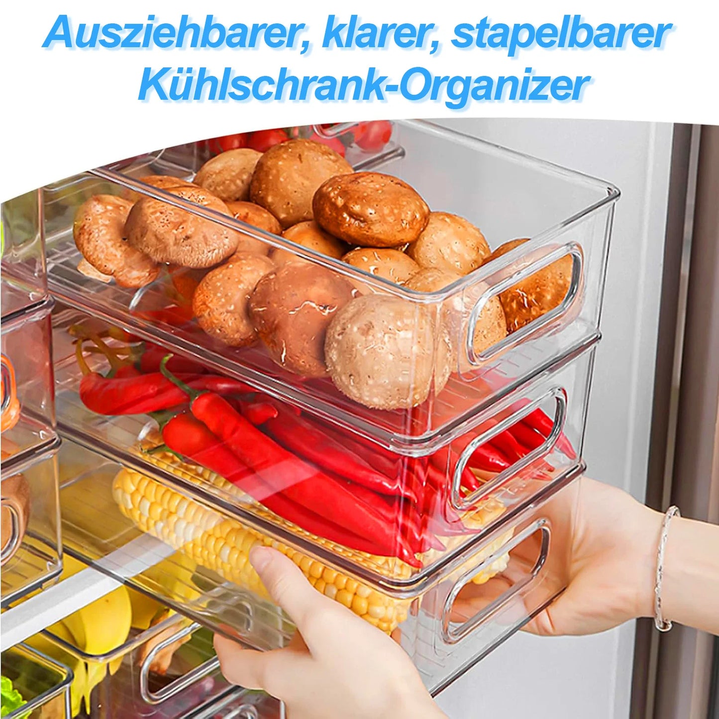 Kühlschrank-Organizer 6er-Set
