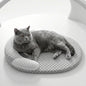 Kühlendes Hundebett Sommer Eisseide Katzenmatte Ovales Haustiernest Atmungsaktives Wärmeableitendes Kühlpad für Kleine Mittlere Große Hunde Katzen