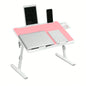 Klappbarer Laptop-Tisch fürs Bett, 60 × 40 cm, höhen- und winkelverstellbar