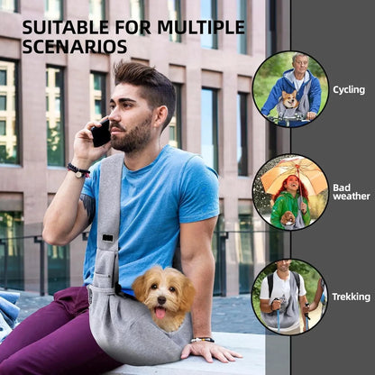 Bequeme Hundetragetasche für Outdoor-Reisen, Katzen und Welpen