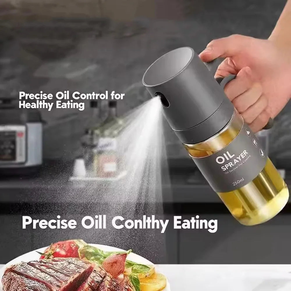 Ölsprühflasche 250 ml aus Borosilikatglas für Küche, Grillen, Backen und Braten