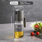 Ölsprühflasche 250 ml aus Borosilikatglas für Küche, Grillen, Backen und Braten