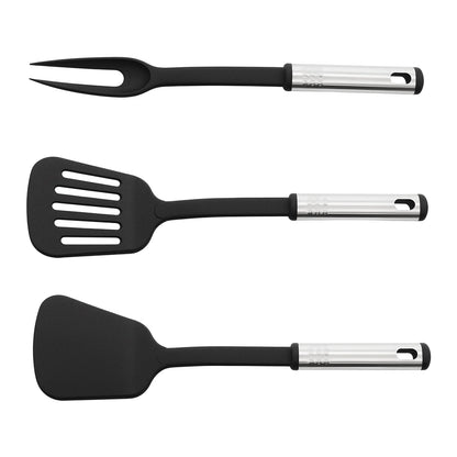 40-teiliges Küchenutensilien-Set, Nylon-Edelstahl, Kochutensilien mit Spatel, Wender, Schöpfkelle, hitzebeständig, kratzfest