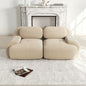 82'' Loveseat-Sofa mit gebogenen Armlehnen und rutschfester Unterseite, hochelastischer Polsterung, geeignet für Wohnzimmer, Schlafzimmer