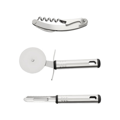 40-teiliges Küchenutensilien-Set, Nylon-Edelstahl, Kochutensilien mit Spatel, Wender, Schöpfkelle, hitzebeständig, kratzfest
