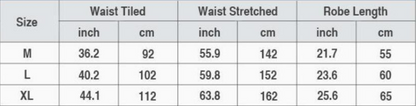 Klettverschluss-Bademantel für Herren mit Tasche