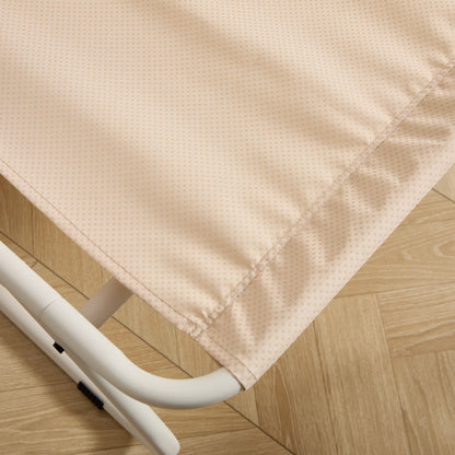 Loungesessel mit Hocker – Bequemer Relaxsessel mit Kissen und Fußhocker, Beige