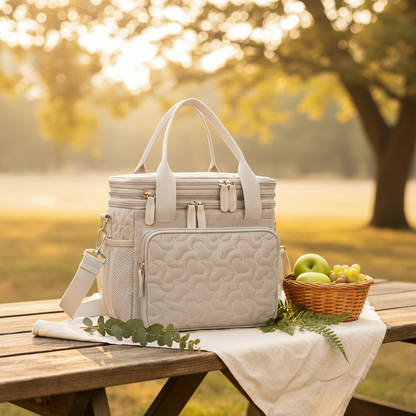 Beige Lunchbag – Picknick Lifestyle
