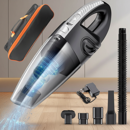 120W Kabelloser Handstaubsauger – Lithium-Akku für Auto, Büro & Zuhause