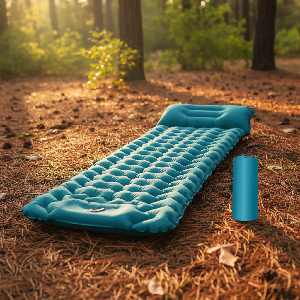 Aufblasbare Campingmatratze – Outdoor-Luftbett für Camping & Freizeit | Bis 200 kg | Einzeln oder kombinierbar