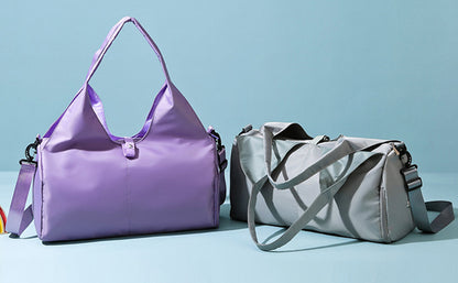 Damen Yoga-Tasche – Sport & Fitness, Nass-Trocken-Trennung, große Kapazität, mit Yogamatten-Halterung
