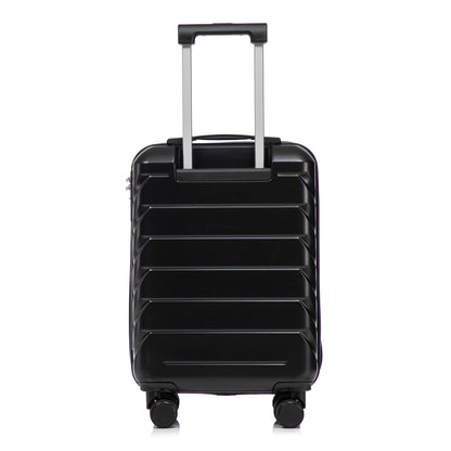 2-teiliges ABS-Kofferset 14 Zoll und 19 Zoll mit Zahlenschloss und Kosmetiktasche