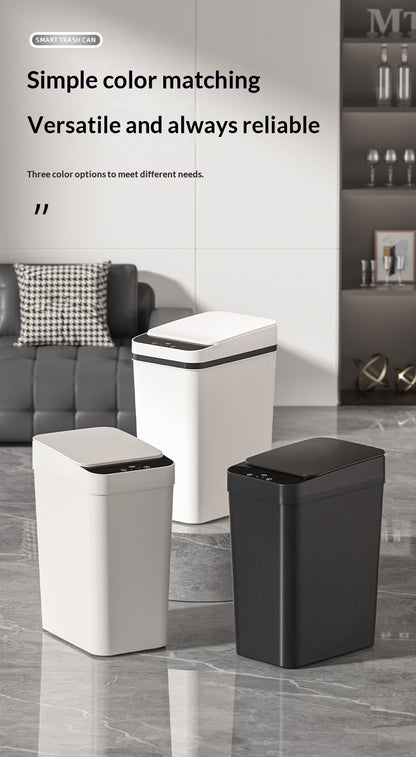 Intelligenter Abfalleimer für das Wohnzimmer – schlankes minimalistisches Design