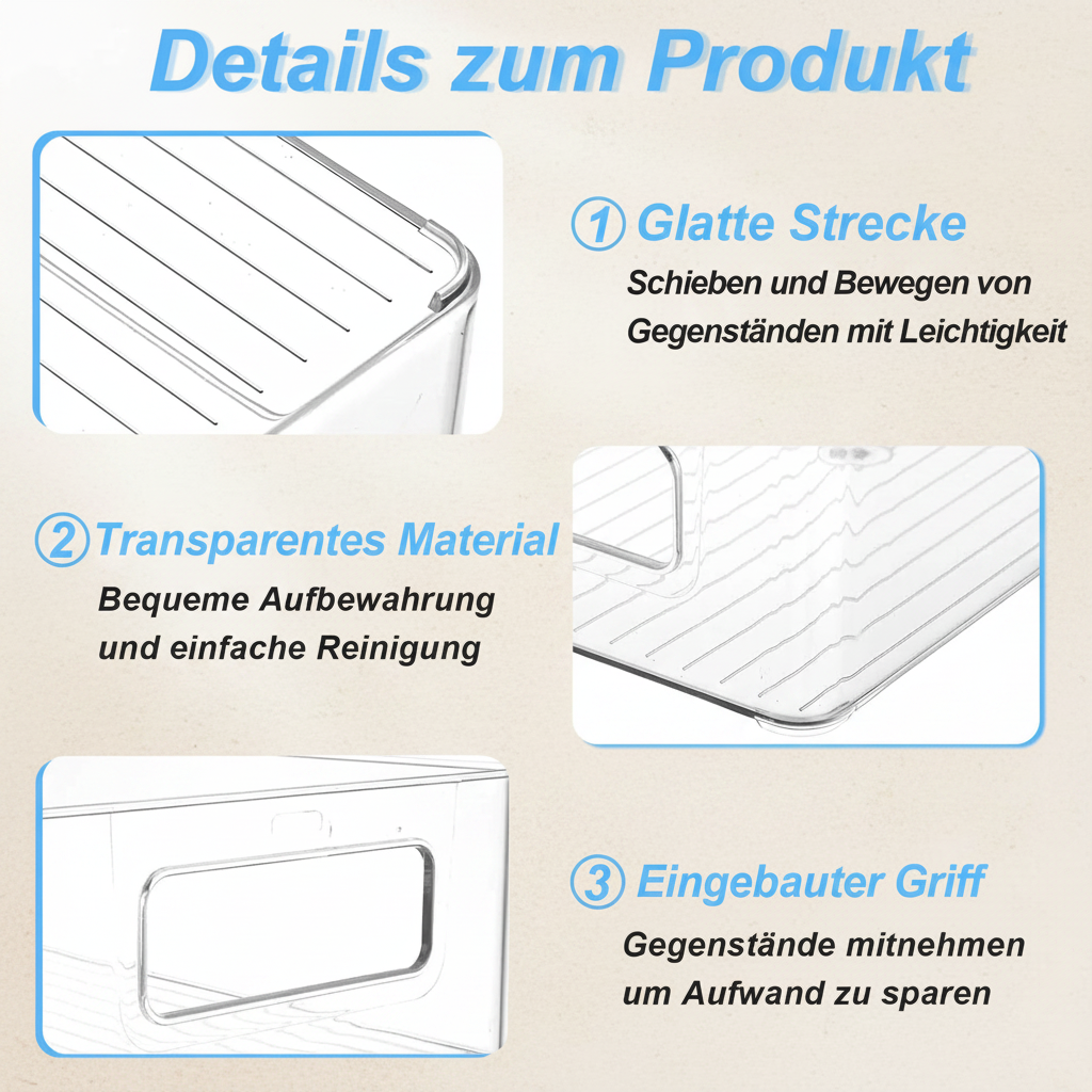 Kühlschrank-Organizer 6er-Set