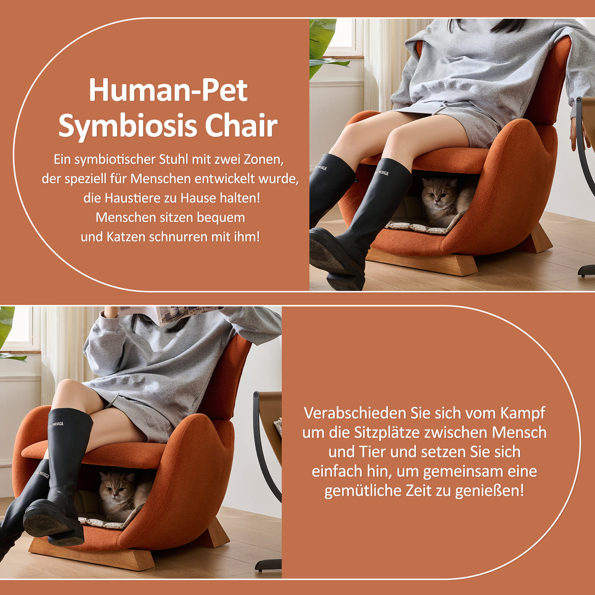 Lounge-Sessel im Walhai-Design, haustierfreundlich