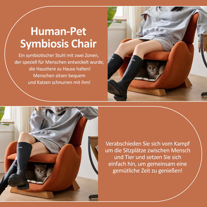 Lounge-Sessel im Walhai-Design, haustierfreundlich