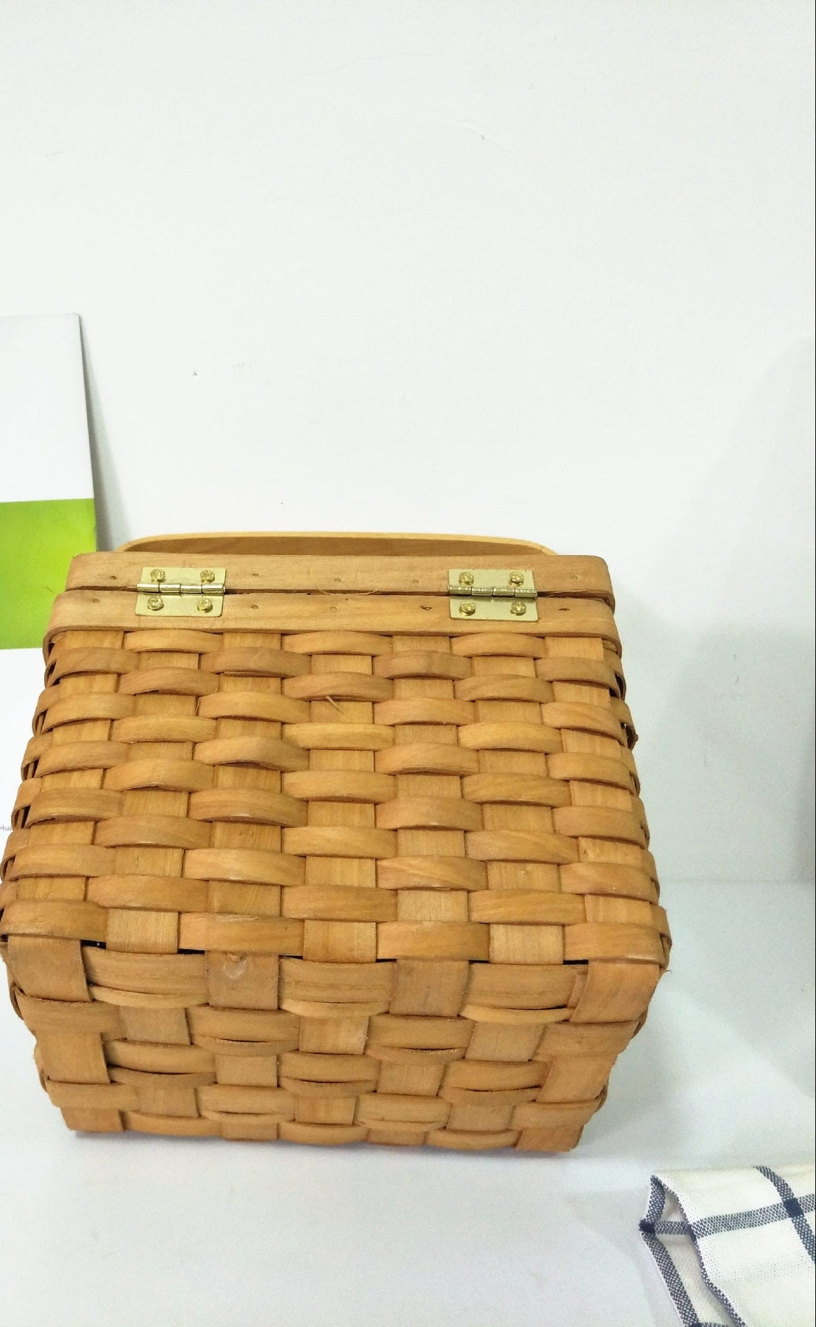Geflochtener Holzkorb – Tragbarer Picknick- & Obstkorb