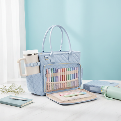Hellblaue Tragetasche – Spring