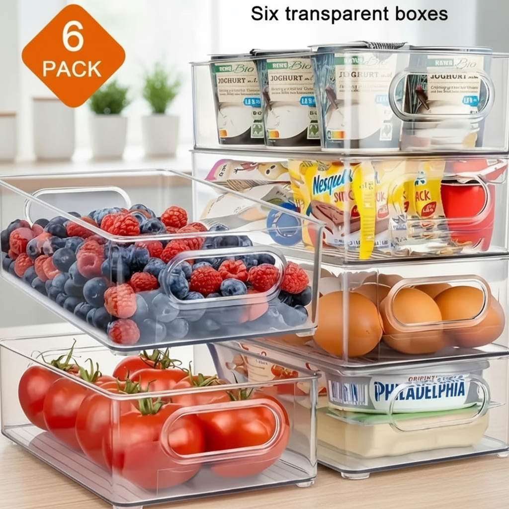 Kühlschrank-Organizer 6er-Set