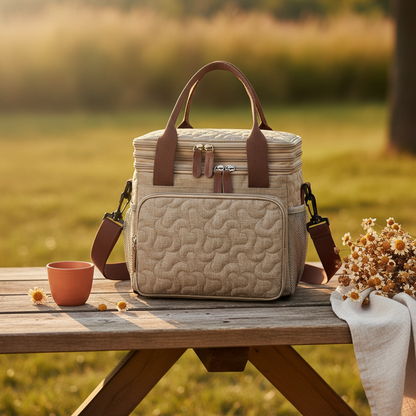 Khaki Lunchbag – Golden Hour Picknick