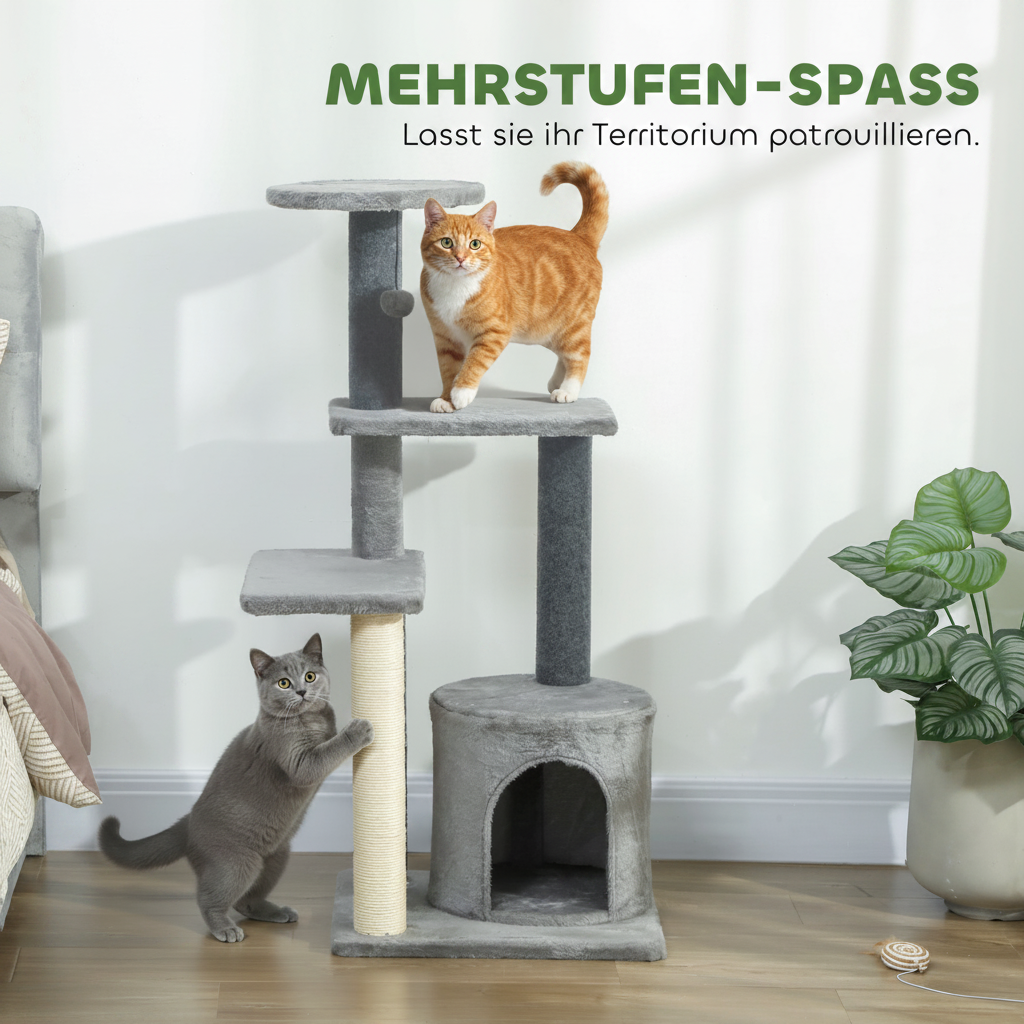 Kratzbaum – Mehrstufen-Spaß