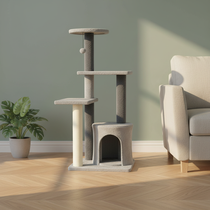 Kratzbaum – Skandinavisches Wohnzimmer