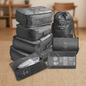 8-teiliges Reise-Organizer-Set – Packwürfel für Koffer | Kleidung, Unterwäsche, Schuhe & mehr