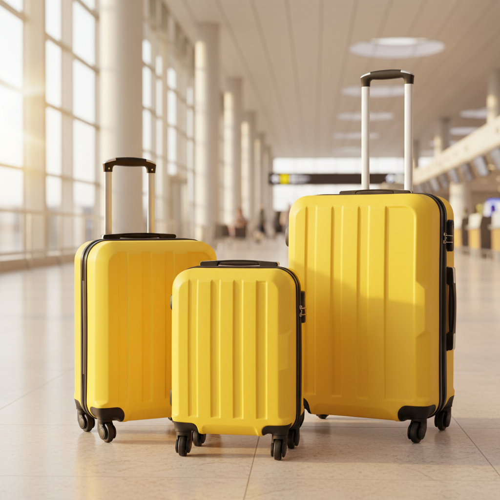 Trolley-Set im Flughafen
