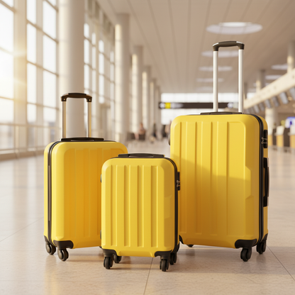 Trolley-Set im Flughafen